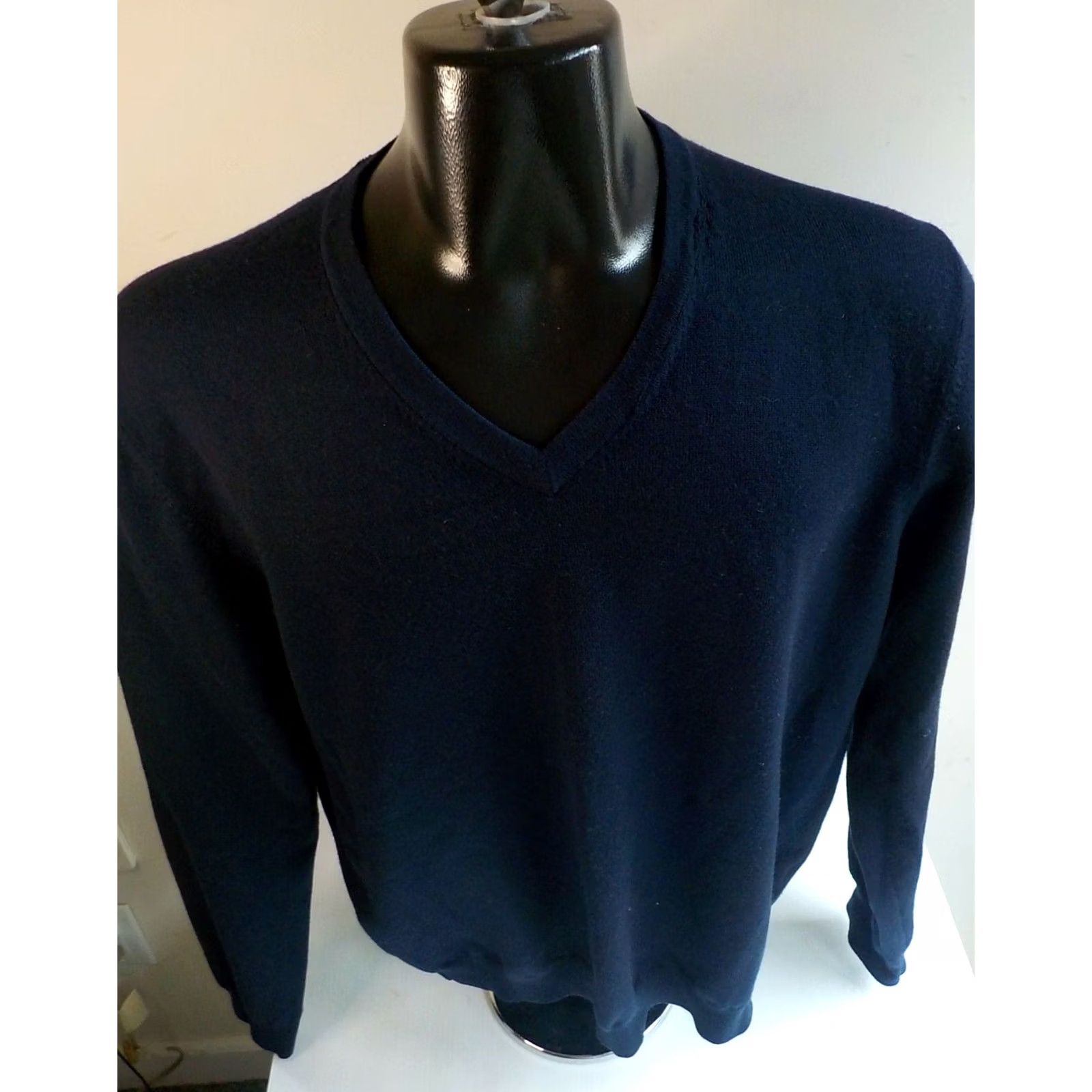 Brooks Brothers BROOKS BROTHERS LS Pullover V-Neck Sweater Navy XS? Not provided Size US L / EU 52-54 / 3 - 2 Thumbnail