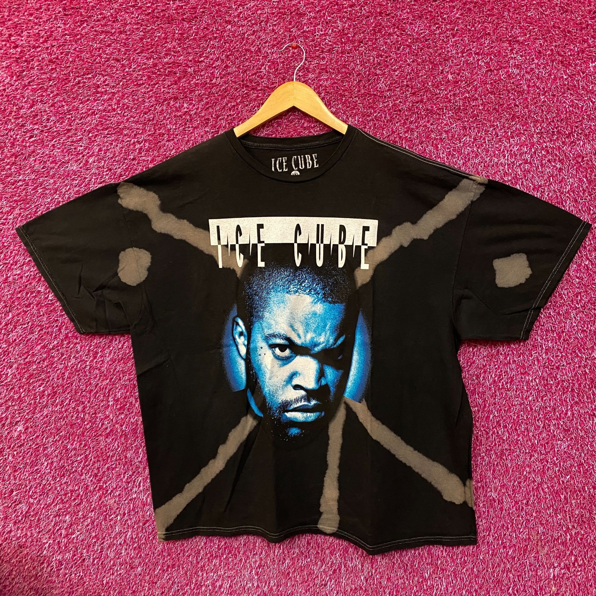 Other Ice Cube Face Graphic West Coast Hip-Hop Tie Dye T-Shirt 2XL Size US XXL / EU 58 / 5 - 1 Thumbnail