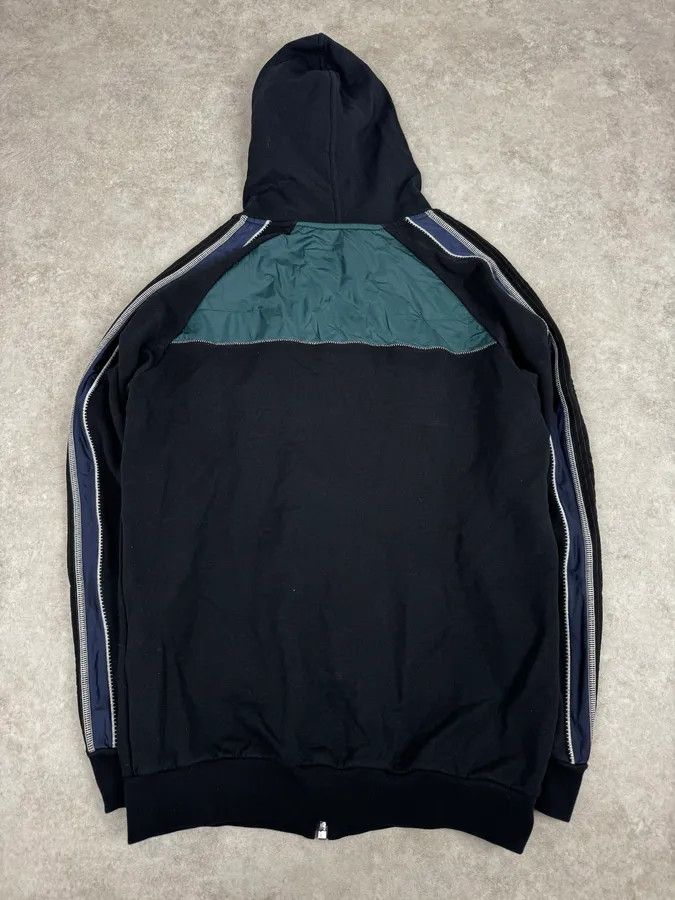 Dior AW2011 Dior Navy & Grey Studded Zip-up Hoodie Size US S / EU 44-46 / 1 - 4 Thumbnail