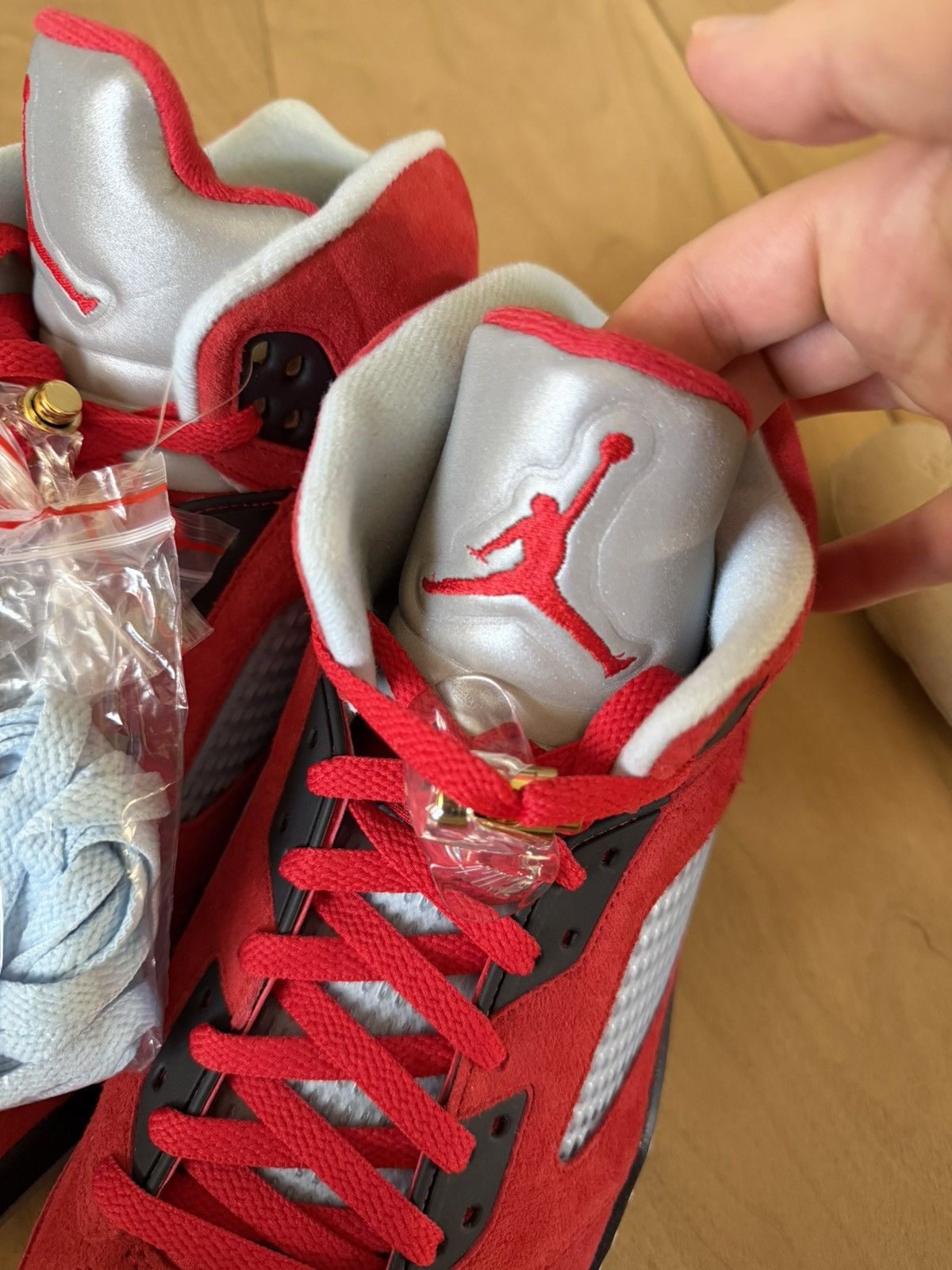 Jordan Brand Air Jordan 5 x Trophy Room Retro University Red F&F Size US 14 / EU 47 - 6 Thumbnail