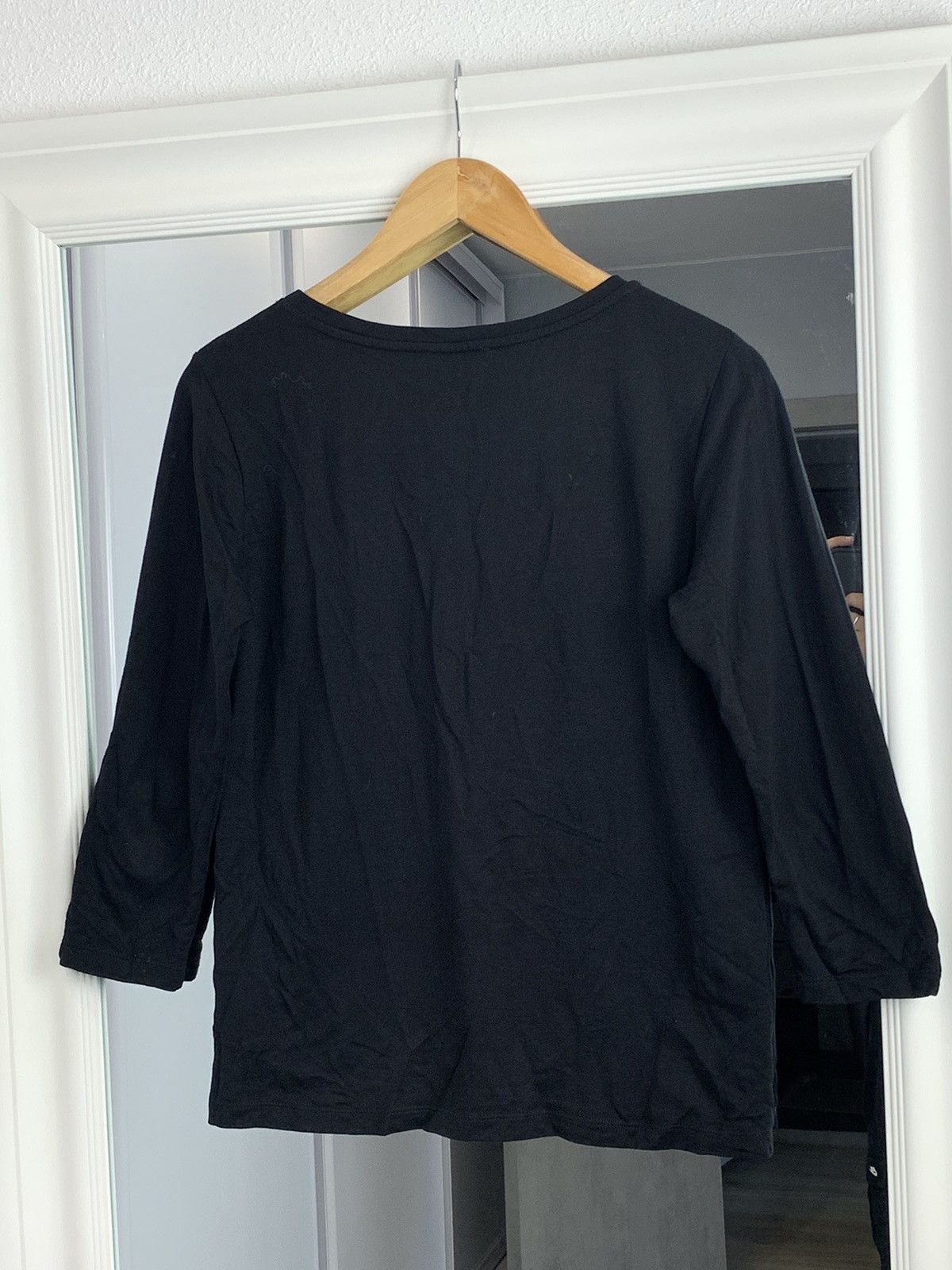 Other Monari Longsleeve T-Shirt Tee Big Logo Black Size France 38 Size S / US 4 / IT 40 - 10 Thumbnail