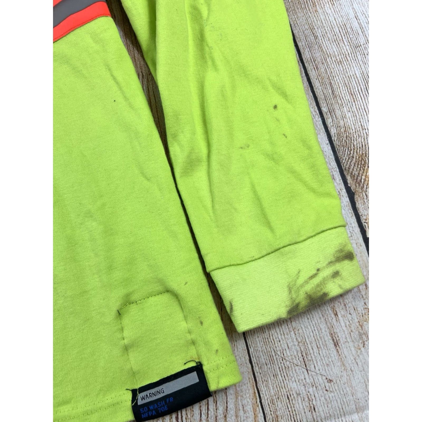 Vintage Black Stallion Shirt L Mens Black Hi Visibility Reflective Welding Work Shirt Size Large Size US L / EU 52-54 / 3 - 6 Thumbnail