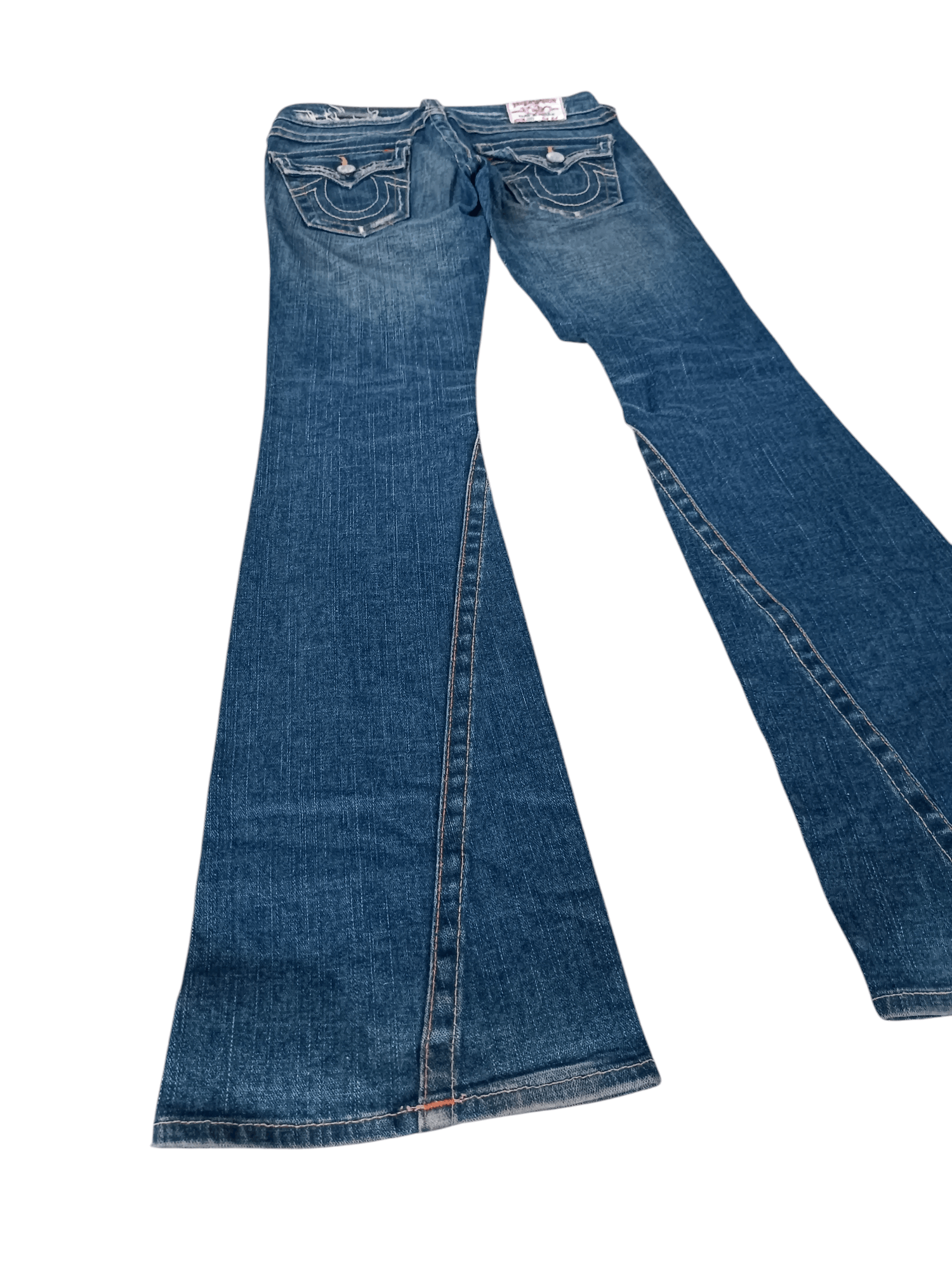 True Religion × Vintage True Religion ひ Joey Flare Distressed Unisex Jeans Size US 28 / EU 44 - 18 Thumbnail