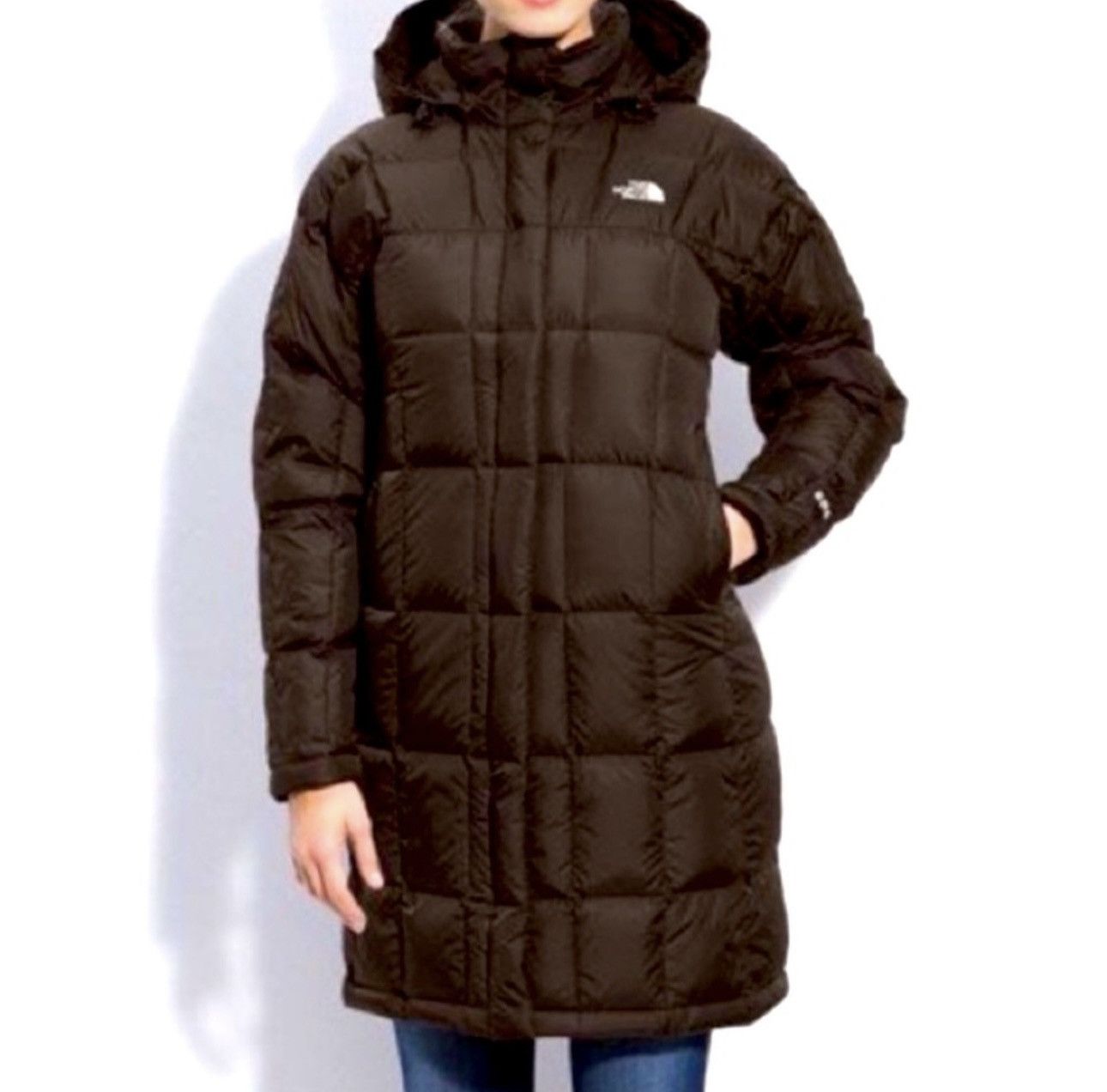 The North Face Quilted Brown Metropolis Down Parka