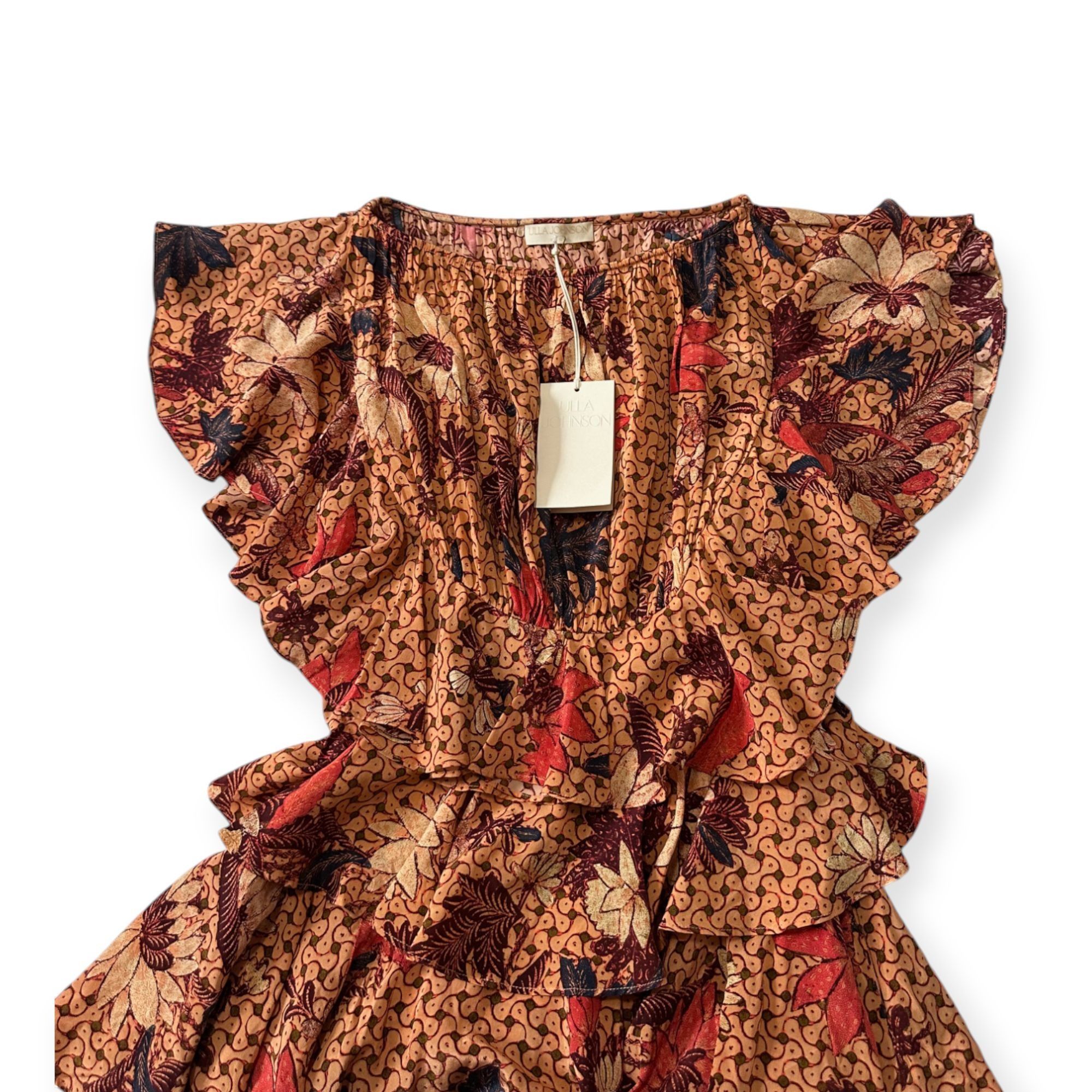 Ulla Johnson Ulla Johnson Ayla Mini Dress In Garden Rose, Size 6, New wi Size M / US 6-8 / IT 42-44 - 7 Thumbnail
