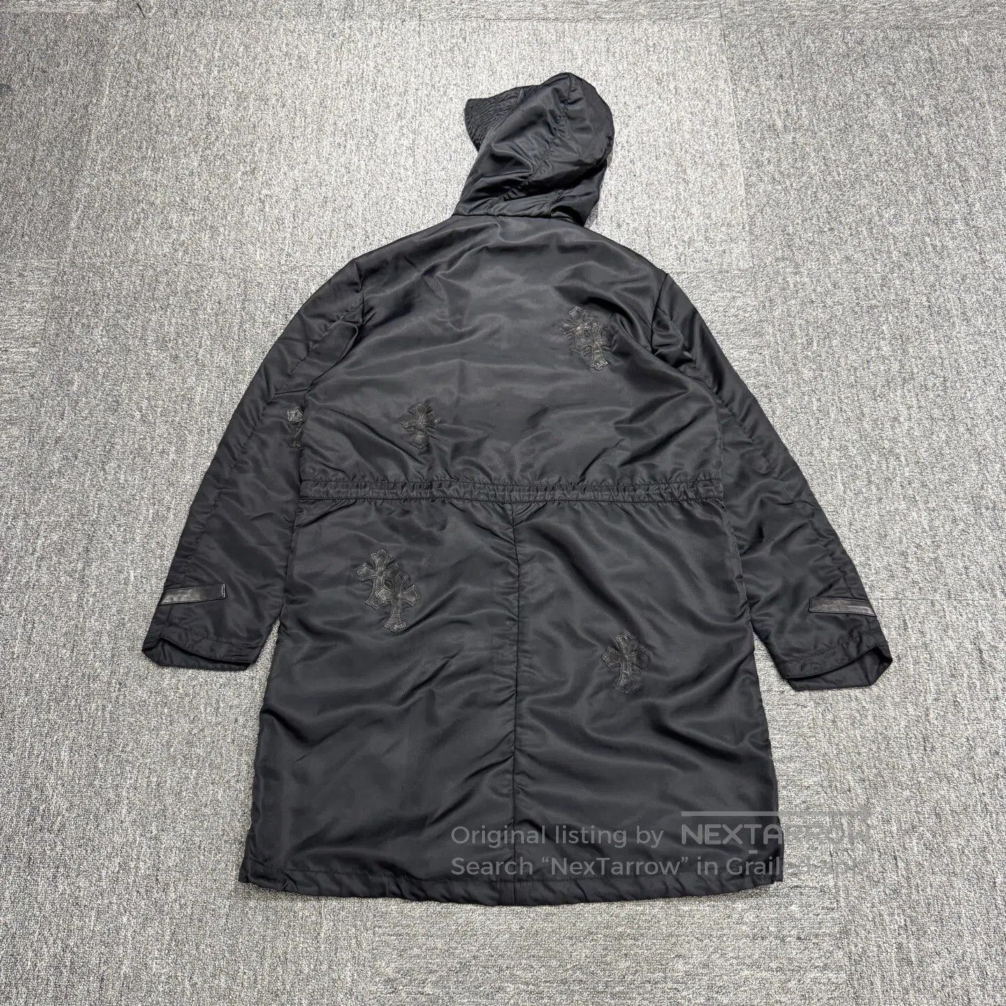 Chrome Hearts CHROME HEARTS Leather-padded nylon jacket| Size US XS / EU 42 / 0 - 2 Thumbnail