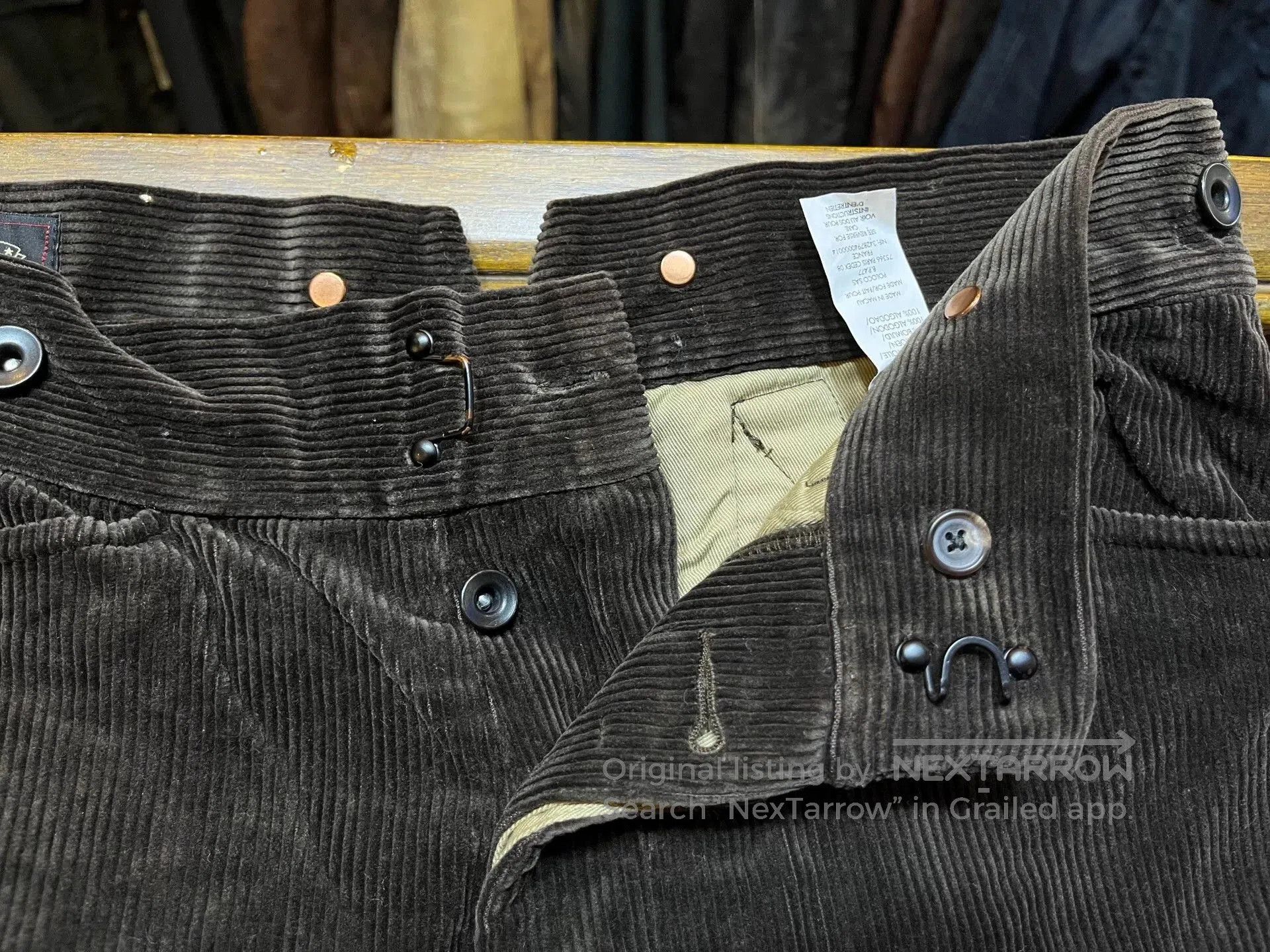 RRL Ralph Lauren RRL Corduroy Overalls by Ralph Lauren. Size US 30 / EU 46 - 3 Thumbnail