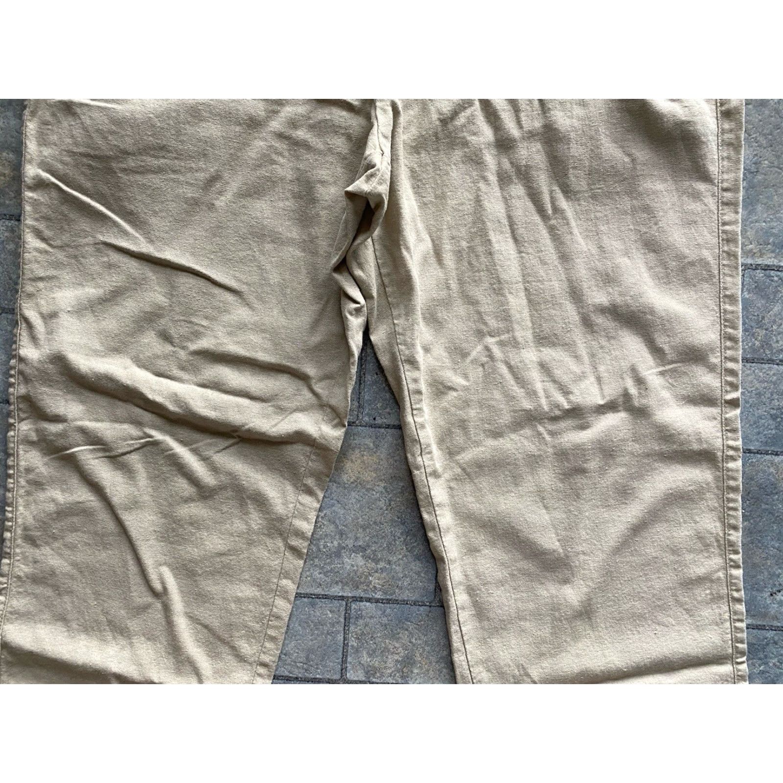 Vintage Marc Anthony Pants Men Slim Beige 38x32 Linen Blend Khakis NEW WITH TAGS Size US 38 / EU 54 - 7 Thumbnail