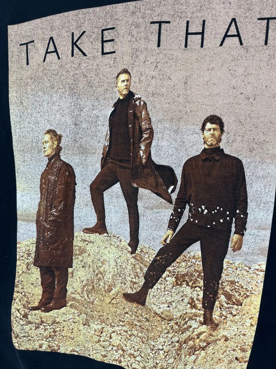 Band Tees Vintage Y2K Take That Tour T-shirt 2019 Band Streetwear Size US M / EU 48-50 / 2 - 5 Thumbnail