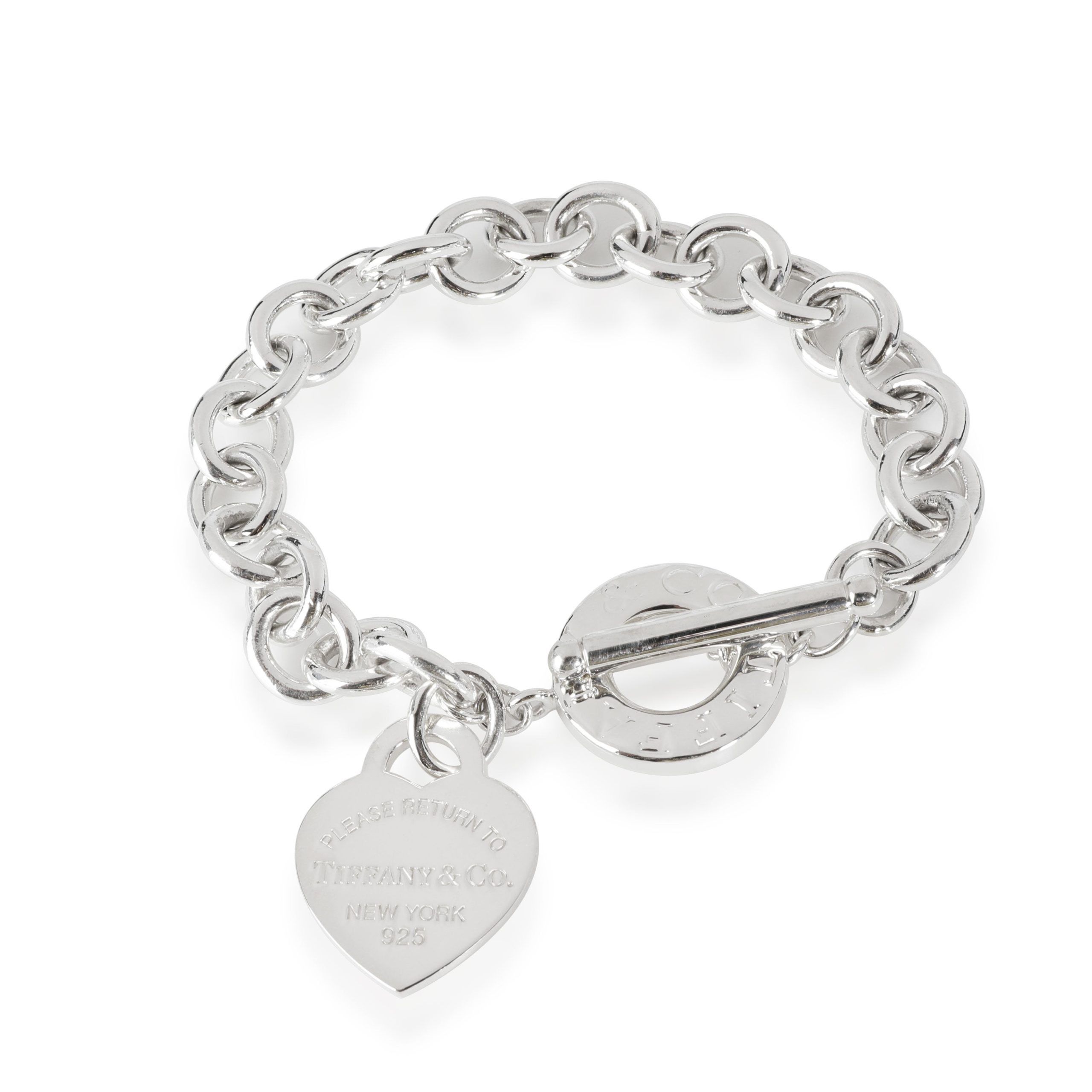 Return to Tiffany Heart Tag Toggle Bracelet in Sterling Silver