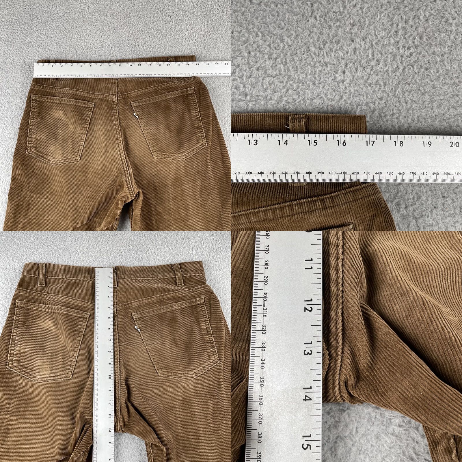 Levi's VINTAGE Levi’s Corduroy Pants Brown Mens 34x30 USA Straight Leg EUC Pants Size US 34 / EU 50 - 9 Thumbnail