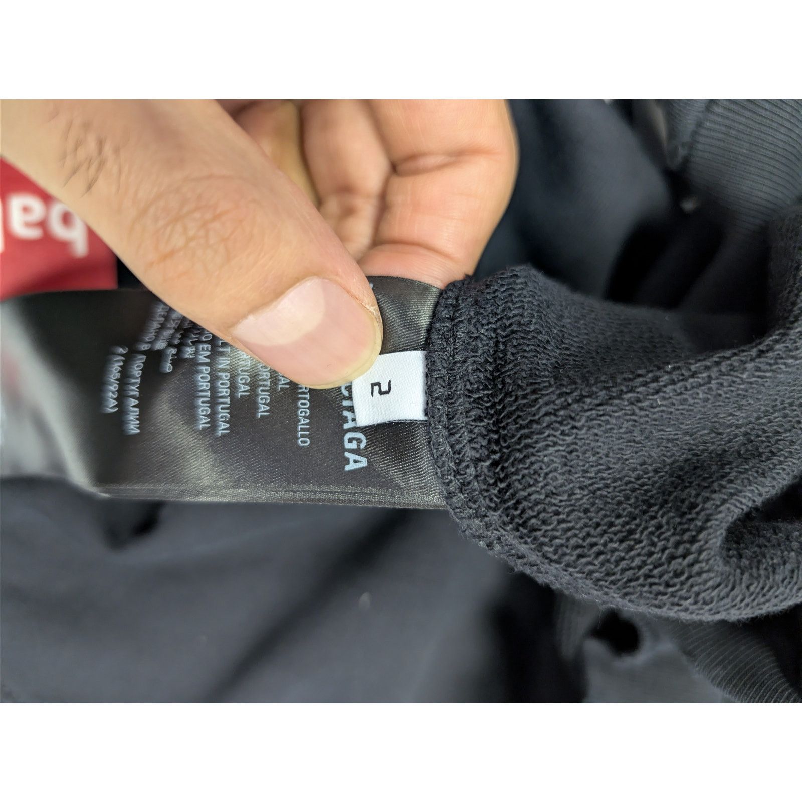 Balenciaga o1rshd1 Top League Round Hoodie in Black Size US M / EU 48-50 / 2 - 14 Thumbnail
