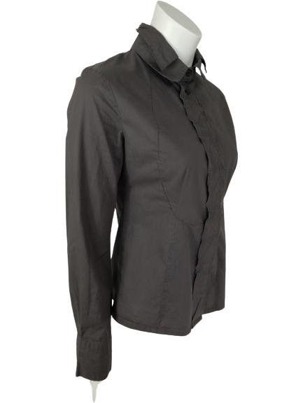 Marni Marni / grey cotton silk shirt size S Size S / US 4 / IT 40 - 4 Thumbnail