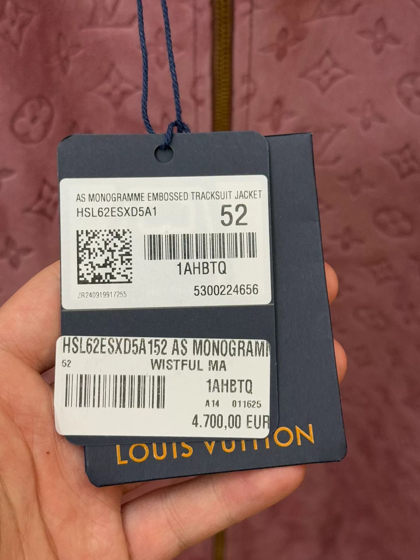 Louis Vuitton Louis Vuitton 25SS Suede Pink Jacket Size US L / EU 52-54 / 3 - 1 Thumbnail