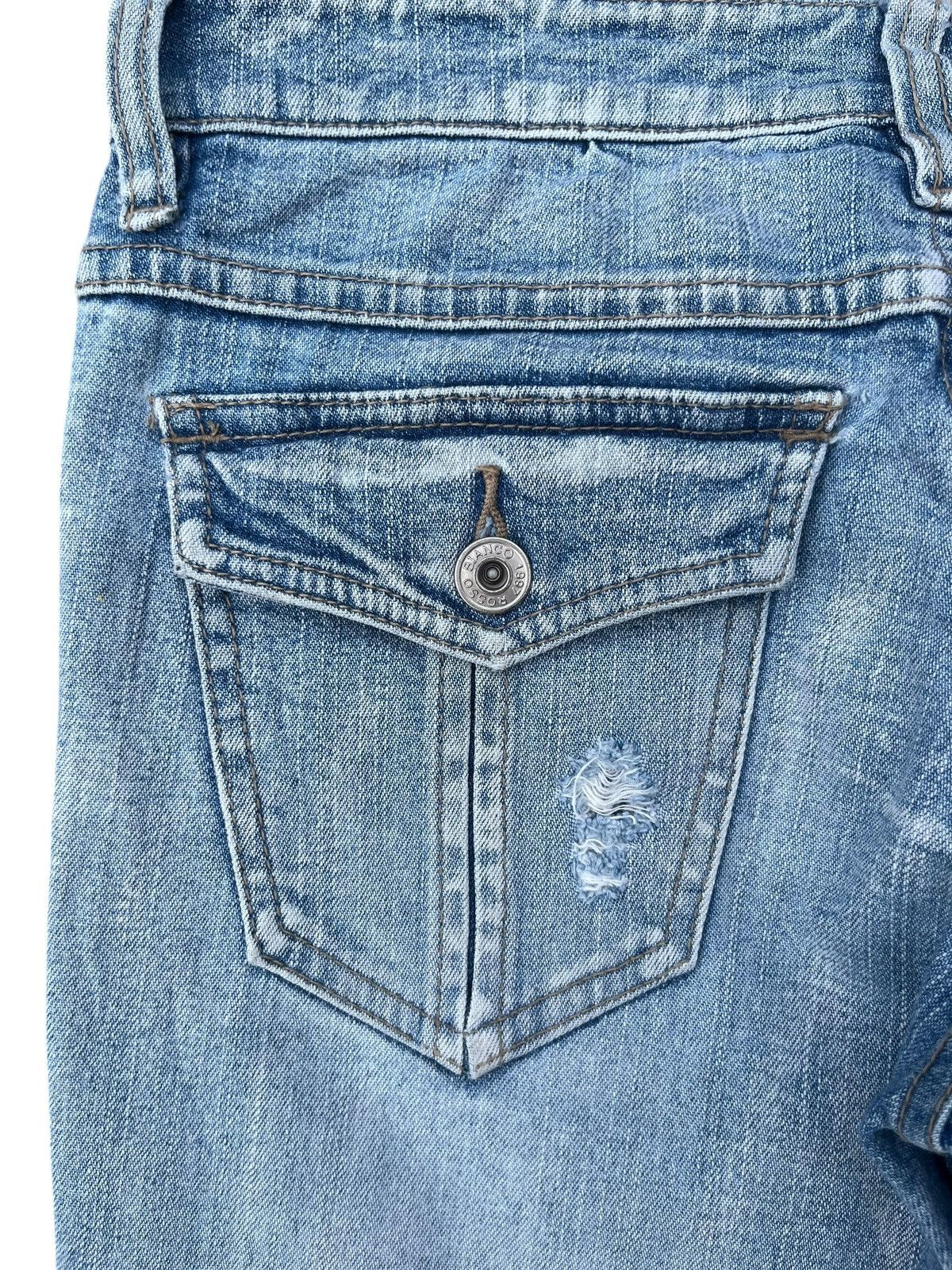 Japanese Brand × Tornado Mart Vintage Japanese Brand Blue Washed Distressed Flare Jeans Size 28" / US 6 / IT 42 - 9 Thumbnail
