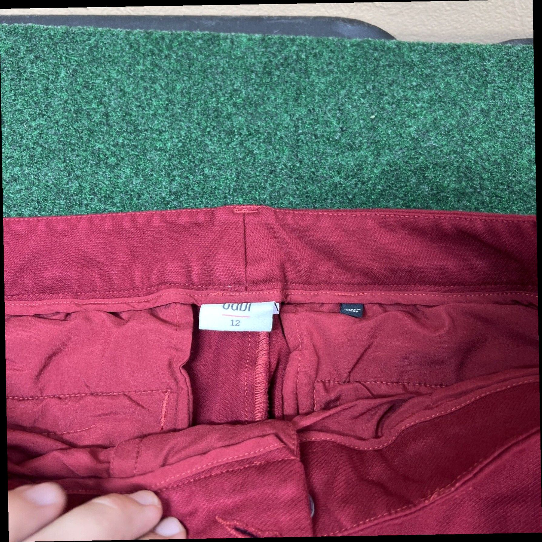 Vintage CABI Cropped Wide-Leg Pants Burnt Brick Red Size 12 32x24 Size 34" / US 12 / IT 48 - 5 Thumbnail