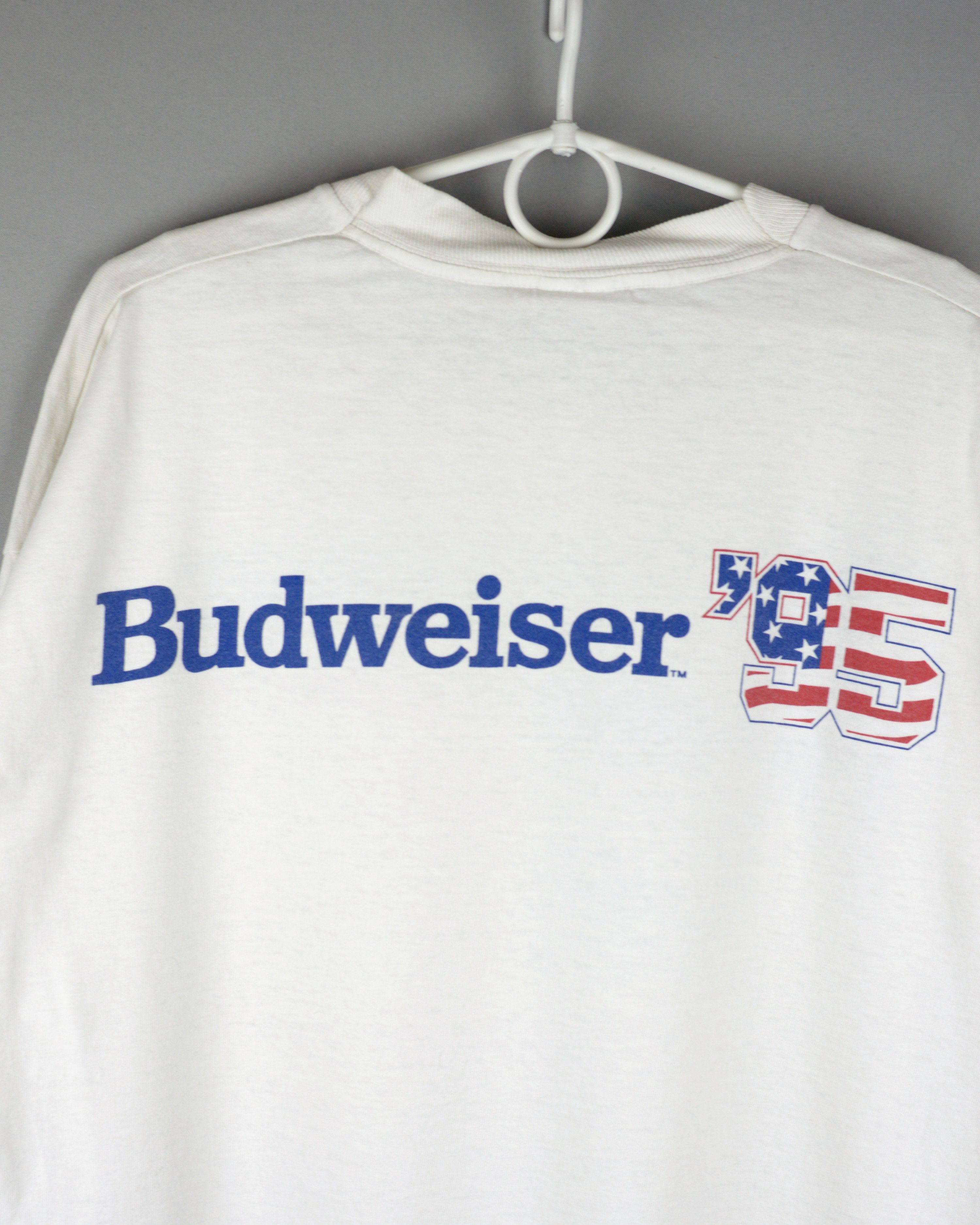 Budweiser × Vintage Vintage Budweiser 1995 long sleeve t shirt Size US XL / EU 56 / 4 - 5 Thumbnail