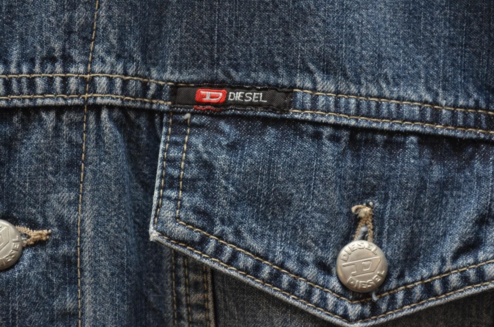 Diesel Diesel Denim Blue Vintage Jacket Size L RARE 90s y2k Size US L / EU 52-54 / 3 - 7 Thumbnail