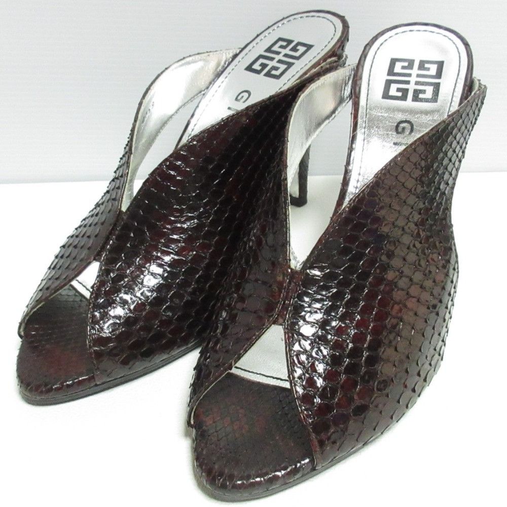 Givenchy Givenchy Givenchy Python Leather Sandals Natural Material Shoes DUTY FREE for USA Size ONE SIZE - 1 Thumbnail