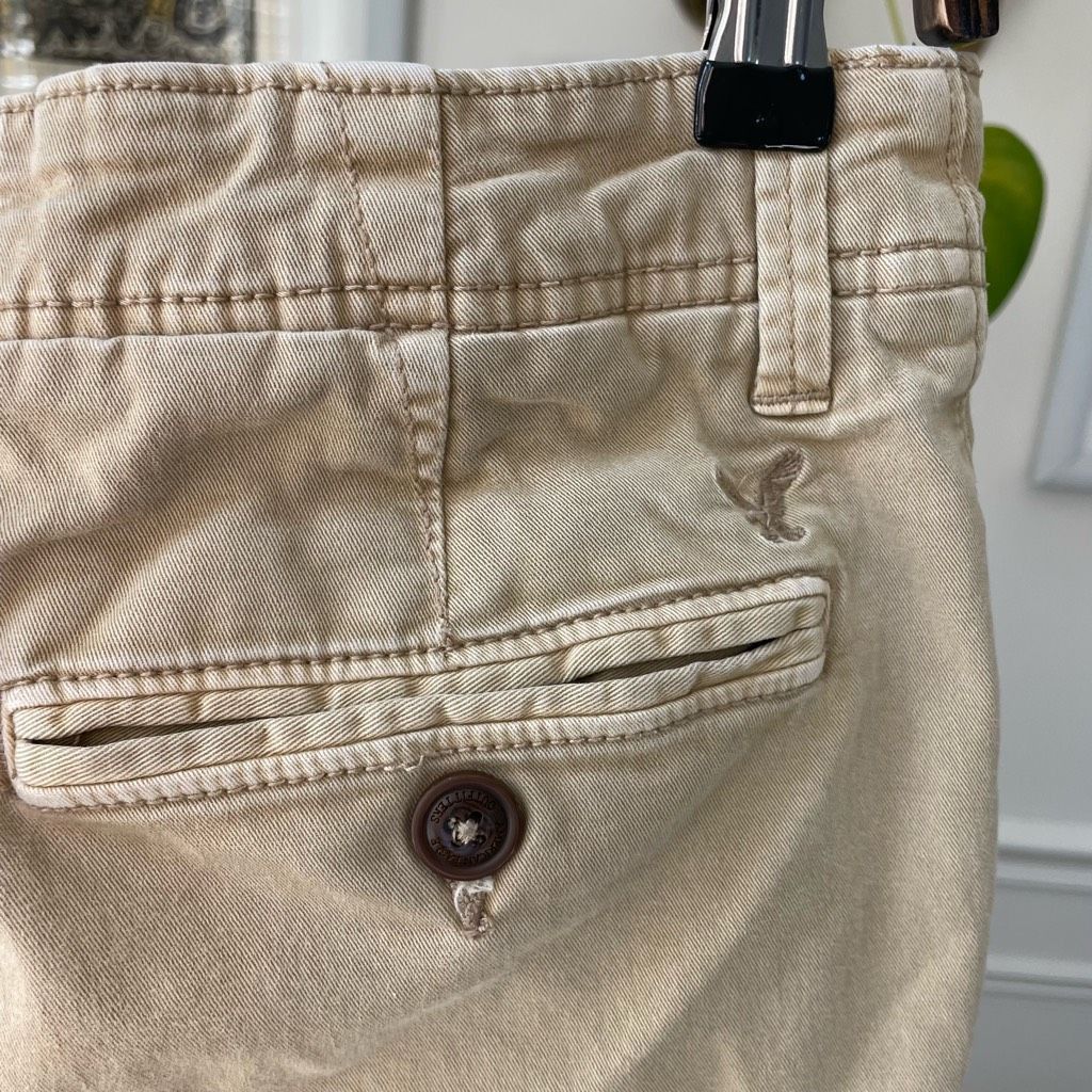 American Eagle Outfitters American Eagle Skinny Khaki Chino Pants 30 x 31 Size US 30 / EU 46 - 6 Thumbnail