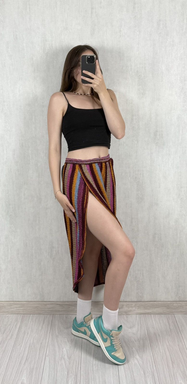 Missoni Missoni Collection Multicolour Midi Skirt Size XL Size 28" / US 6 / IT 42 - 1 Thumbnail