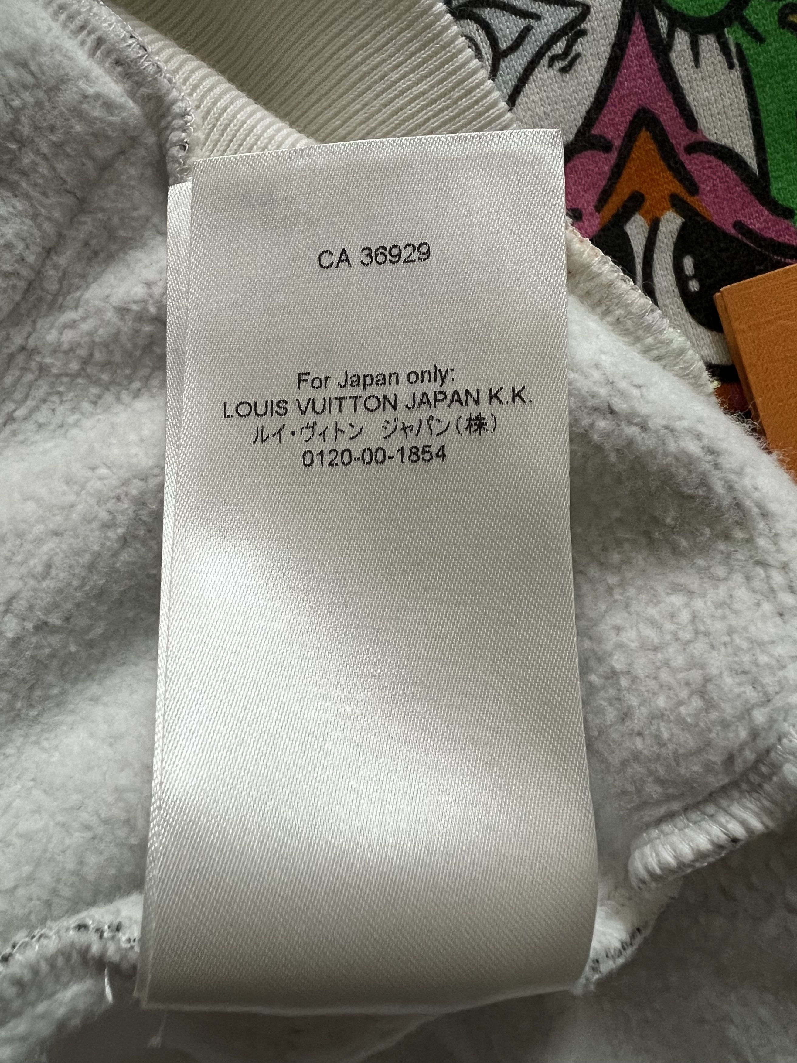 Louis Vuitton "Friends with You" COMIC HOODIE Size US M / EU 48-50 / 2 - 18 Thumbnail