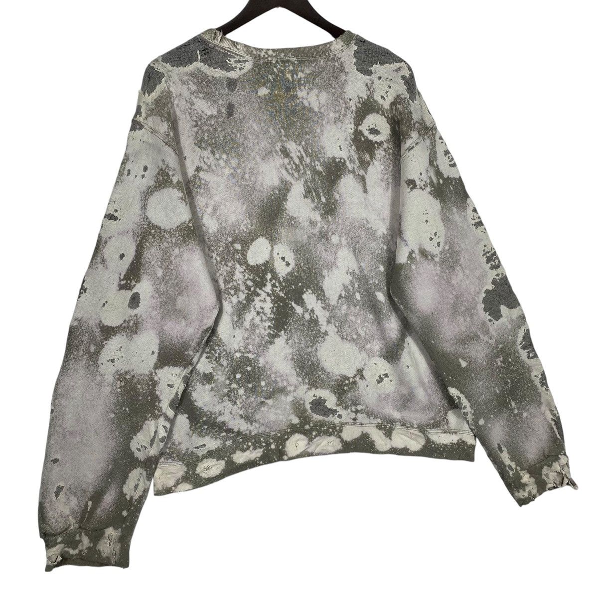 Nike × Vintage Vintage Distressed Acid Wash Nike 90s Sweatshirt Size US M / EU 48-50 / 2 - 12 Thumbnail