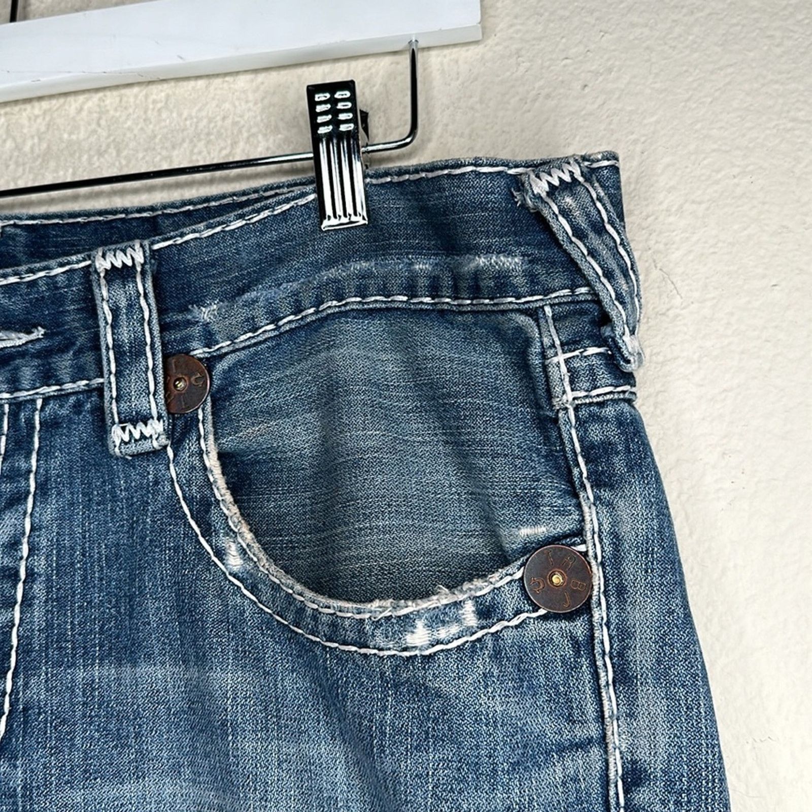 True Religion × Vintage VTG 90’S True Religion Joey Super T Twisted Flare Jean Sz 34 Size US 34 / EU 50 - 5 Thumbnail