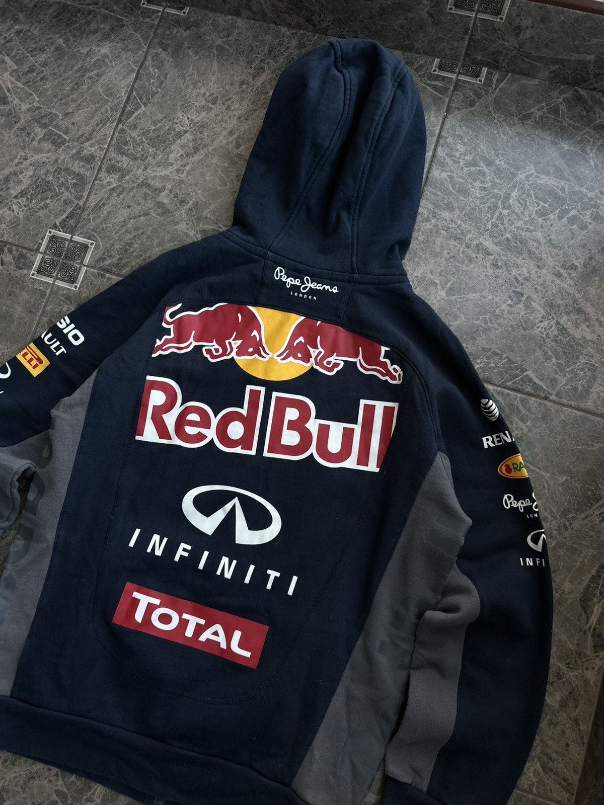 Red Bull Red Bull Pepe Jeans Formula 1 Racing Zip Hoodie Sz S Size US S / EU 44-46 / 1 - 7 Thumbnail