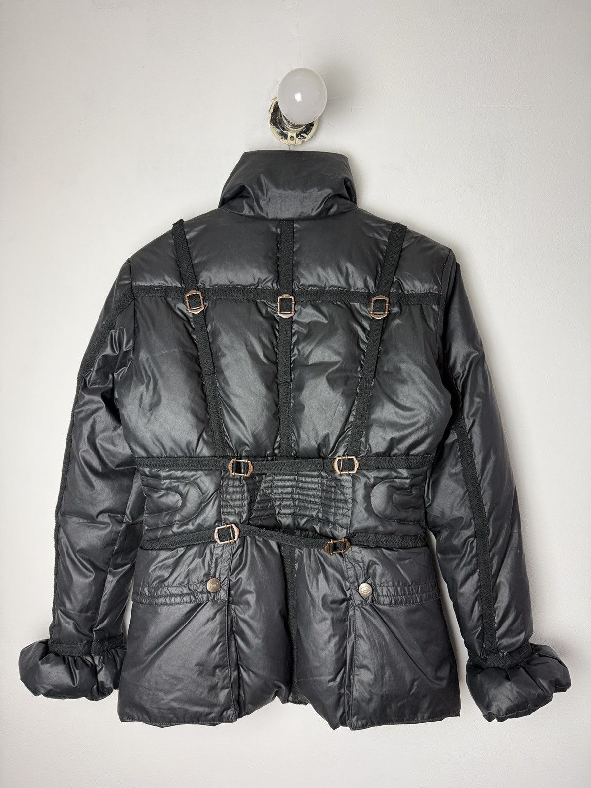 Just Cavalli Early 00s Just Cavalli Bondage Down Jacket Size XS / US 0-2 / IT 36-38 - 2 Thumbnail