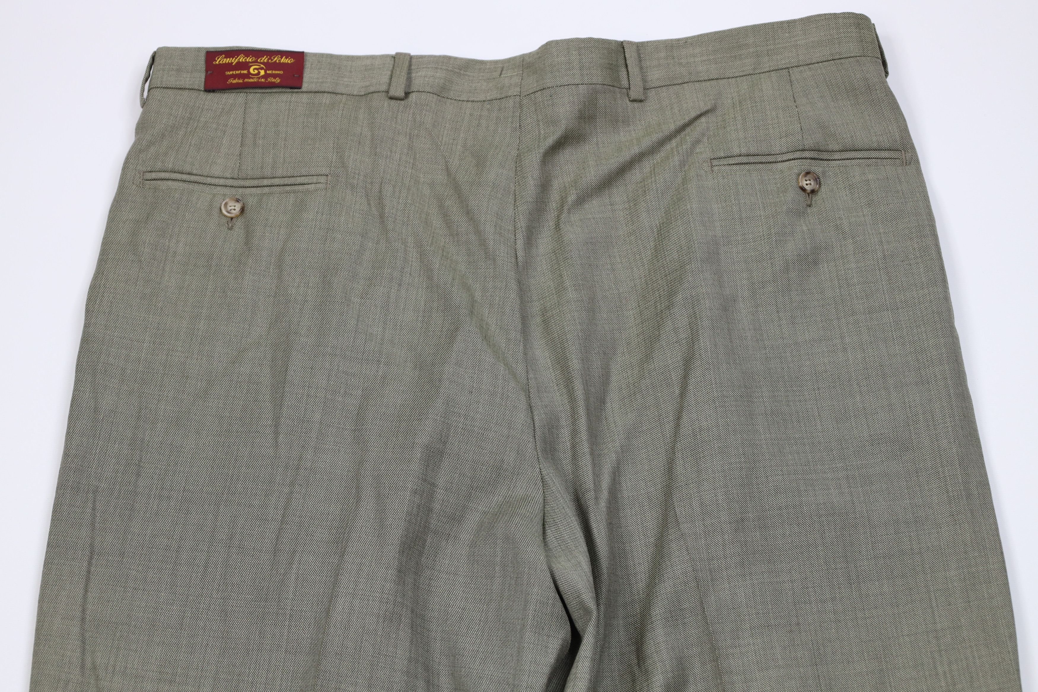 Vintage Deadstock Vintage 90s Streetwear Merino Wool Wide Leg Pants Size US 40 / EU 56 - 11 Thumbnail