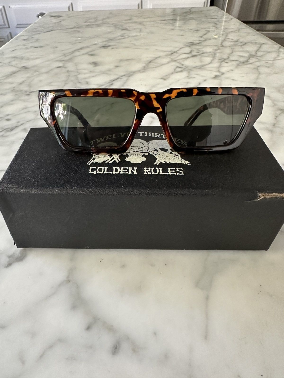 Vintage Twelve Thirteen 12:13 Sunglasses - Brown Size ONE SIZE - 1 Thumbnail
