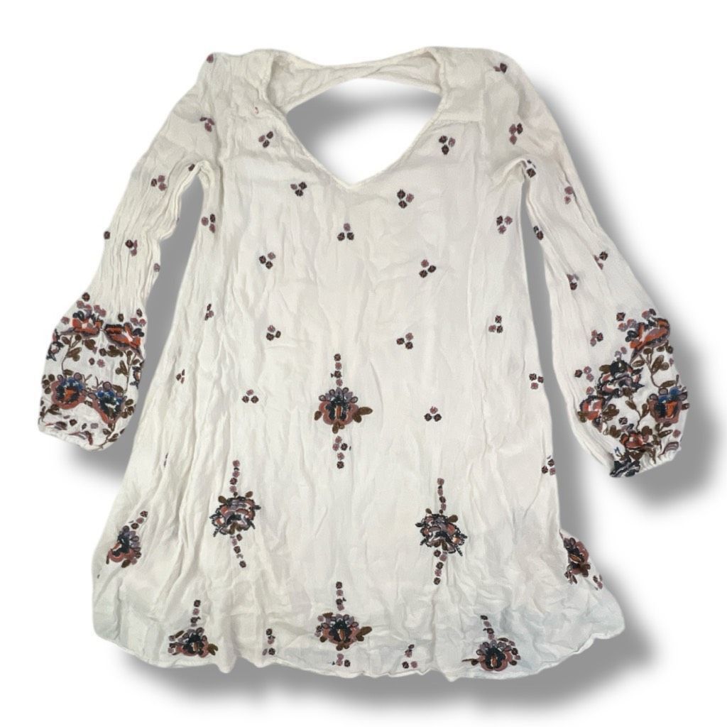 Free People Free People Lola Embroidered Mini Dress | Grailed