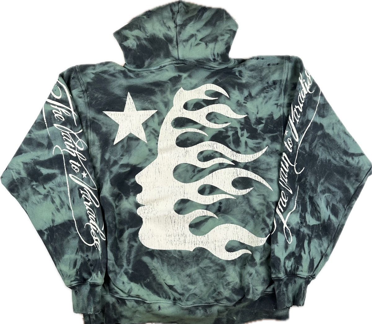 HELLSTAR Hellstar Green Marble Paradise Hoodie Size US M / EU 48-50 / 2 - 3 Thumbnail