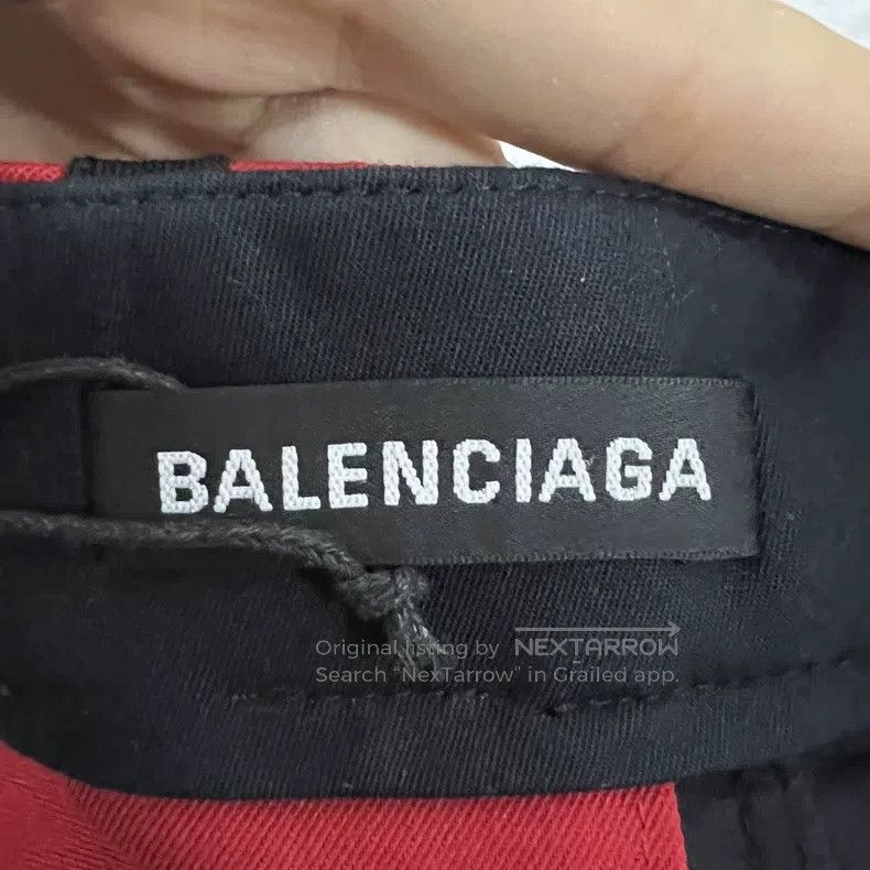 Balenciaga Balenciaga Side Striped Straight Leg Pants Size US 28 / EU 44 - 3 Thumbnail