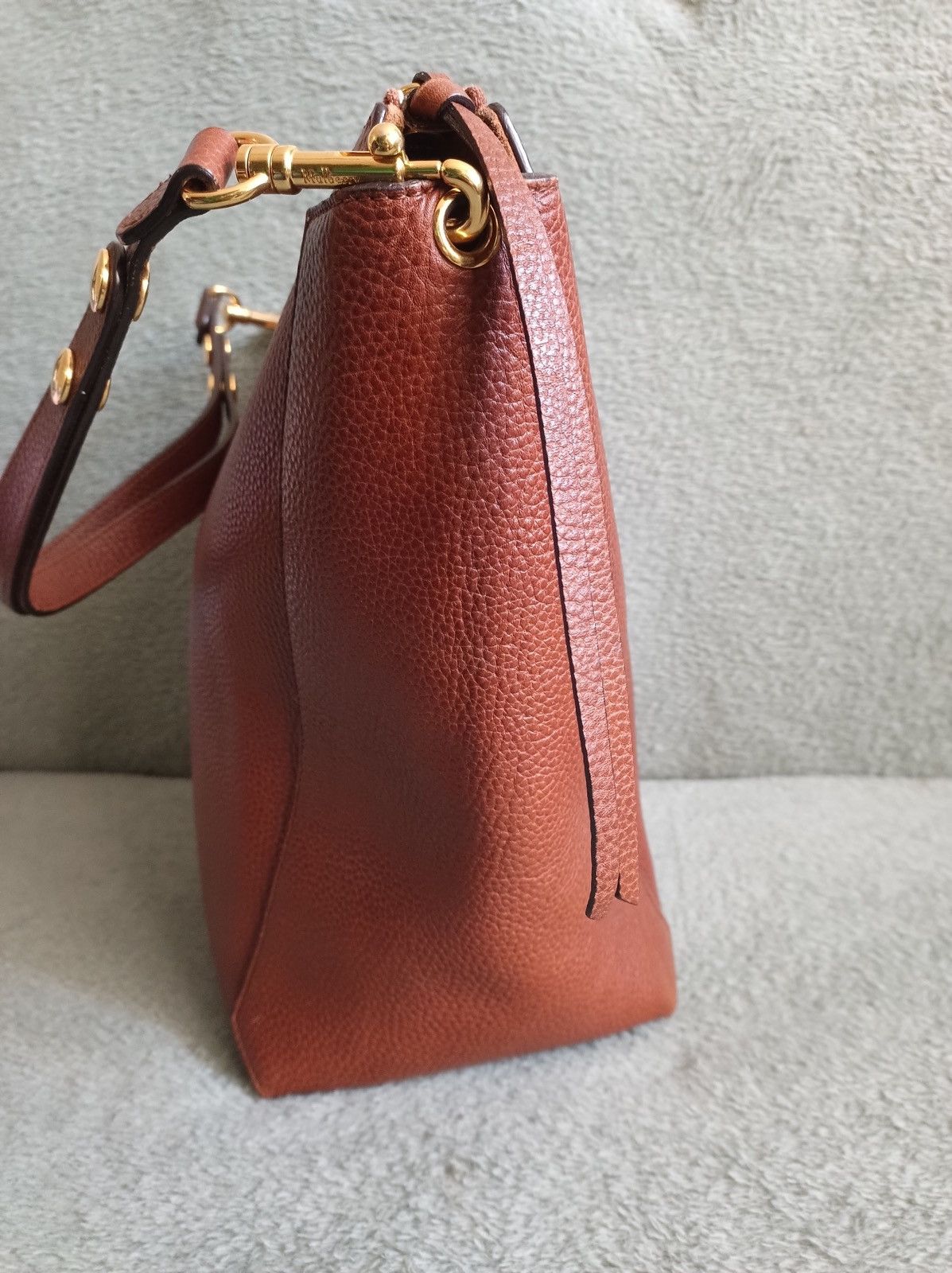 Mulberry Mulberry Camden Leather Shoulder Tote Bag Oak Brown Size ONE SIZE - 5 Thumbnail