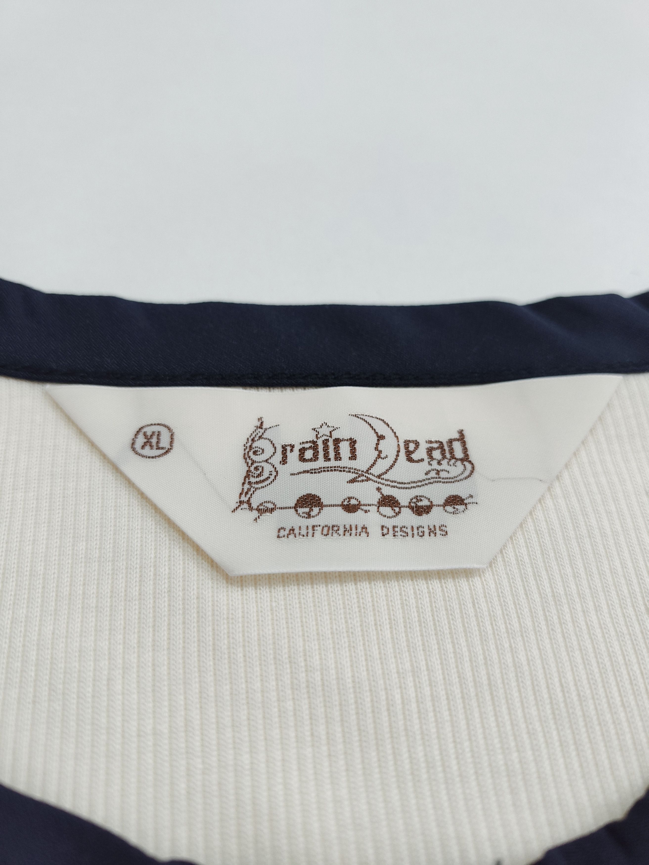 Brain Dead Brain dead "Ribbed Henley" Size XL / US 12-14 / IT 48-50 - 3 Thumbnail