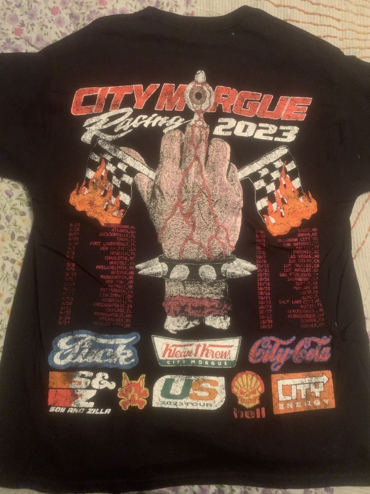 City Morgue CITY MORGUE GREYDAY 23’ TOUR SHIRT Size US M / EU 48-50 / 2 - 3 Thumbnail