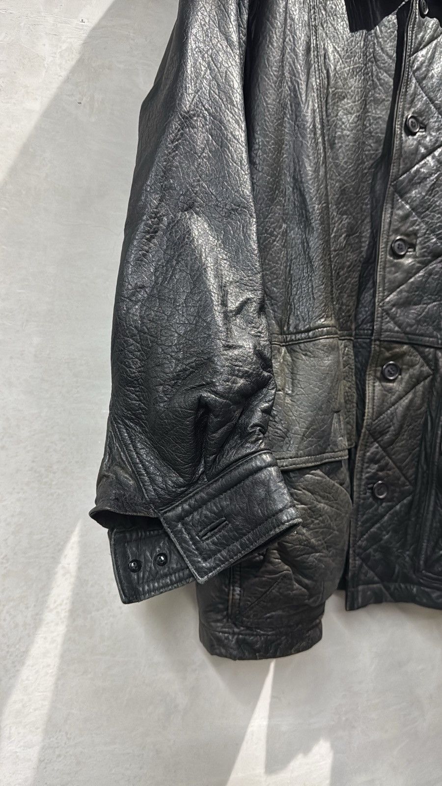 Hai Sporting Gear VINTAGE 80s HAI SPORTING GEAR ISSEY MIYAKE LEATHER JACKET Size US L / EU 52-54 / 3 - 13 Thumbnail