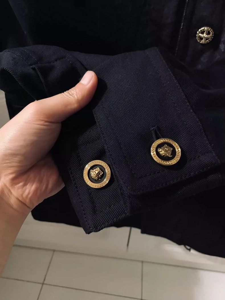 Versace Versace Denim jacket coat Size US XL / EU 56 / 4 - 6 Thumbnail