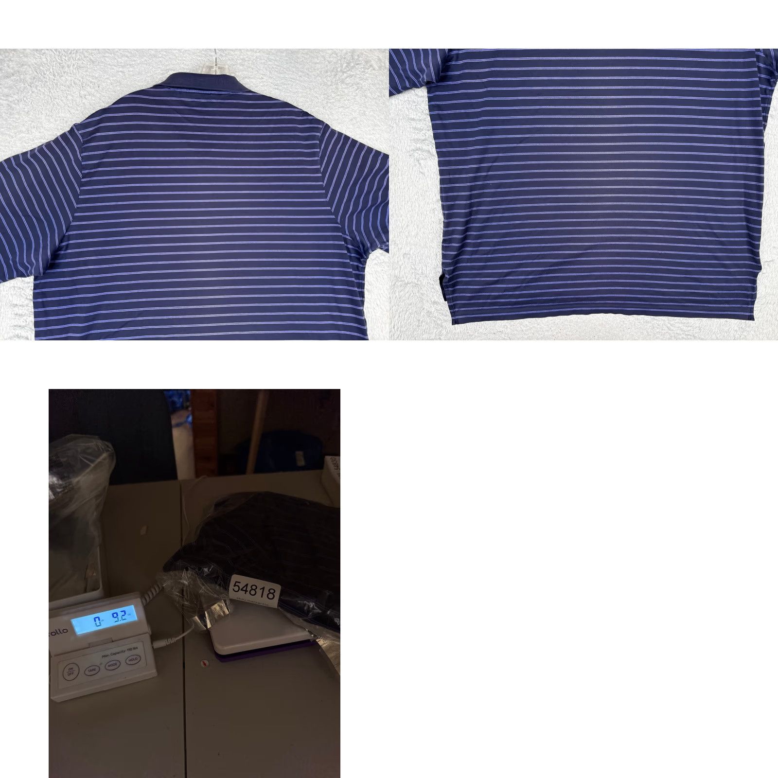 Ralph Lauren VINTAGE Polo Golf Ralph Lauren Shirt Men Extra Large Blue Stripe 100% Pima Cotton READ Size US M / EU 48-50 / 2 - 9 Thumbnail