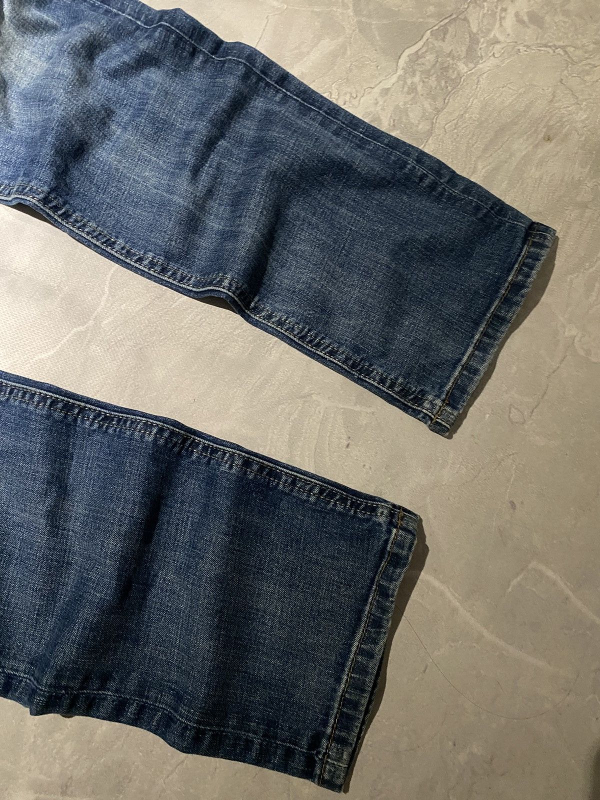 Japanese Brand Rare Avan Heavy Distressed Denim / Statement Wash / Y2K 90s Size US 31 - 4 Thumbnail