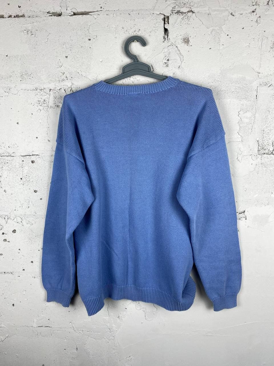 Lacoste × Vintage Vintage Lacoste Sky Blye embroidery logo sweater knit Size US XL / EU 56 / 4 - 8 Thumbnail