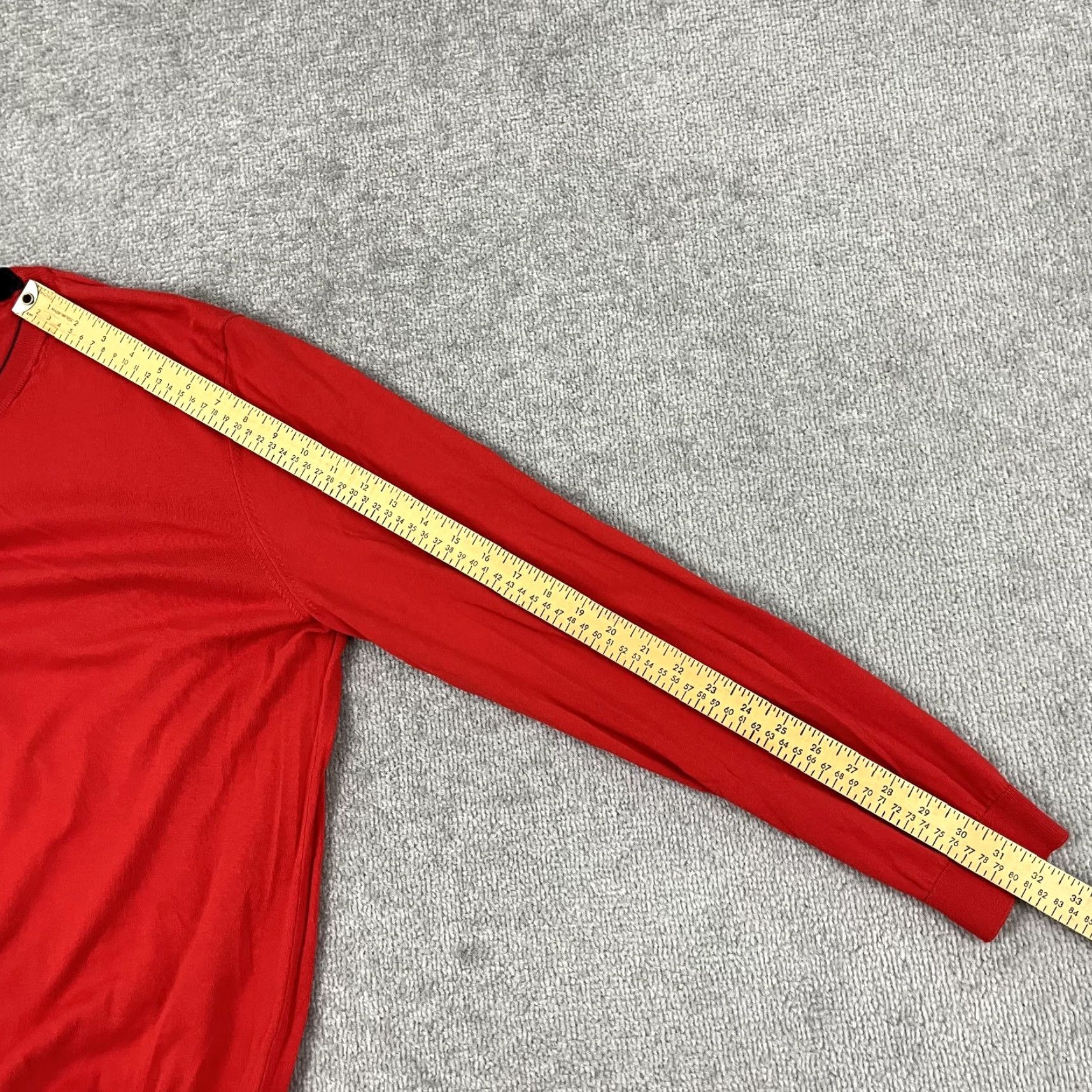 Hugo Boss Hugo Boss Sweater Mens 2XL XXL Red Knit Cotton Crewneck Pullover Preppy Casual Size US XXL / EU 58 / 5 - 7 Thumbnail