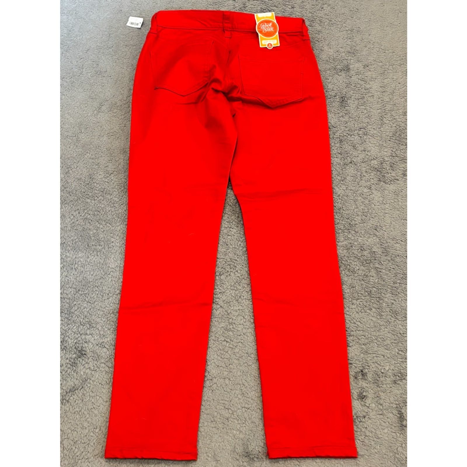 Old Navy Old Navy Jeans Womens 6R Red Rockstar Super Skinny Stretch Casual Pants Size 28" / US 6 / IT 42 - 6 Thumbnail