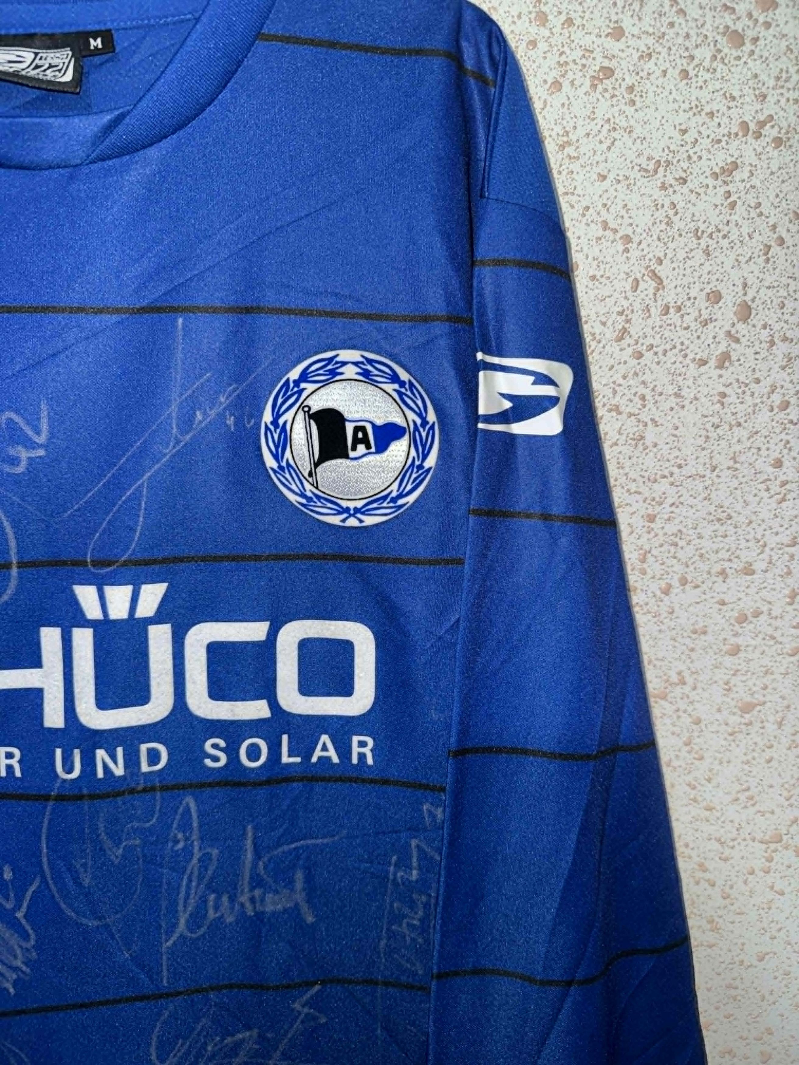 Vintage Arminia Bielfeld 2010/11 Match Worn Shirt signed Size US M / EU 48-50 / 2 - 3 Thumbnail