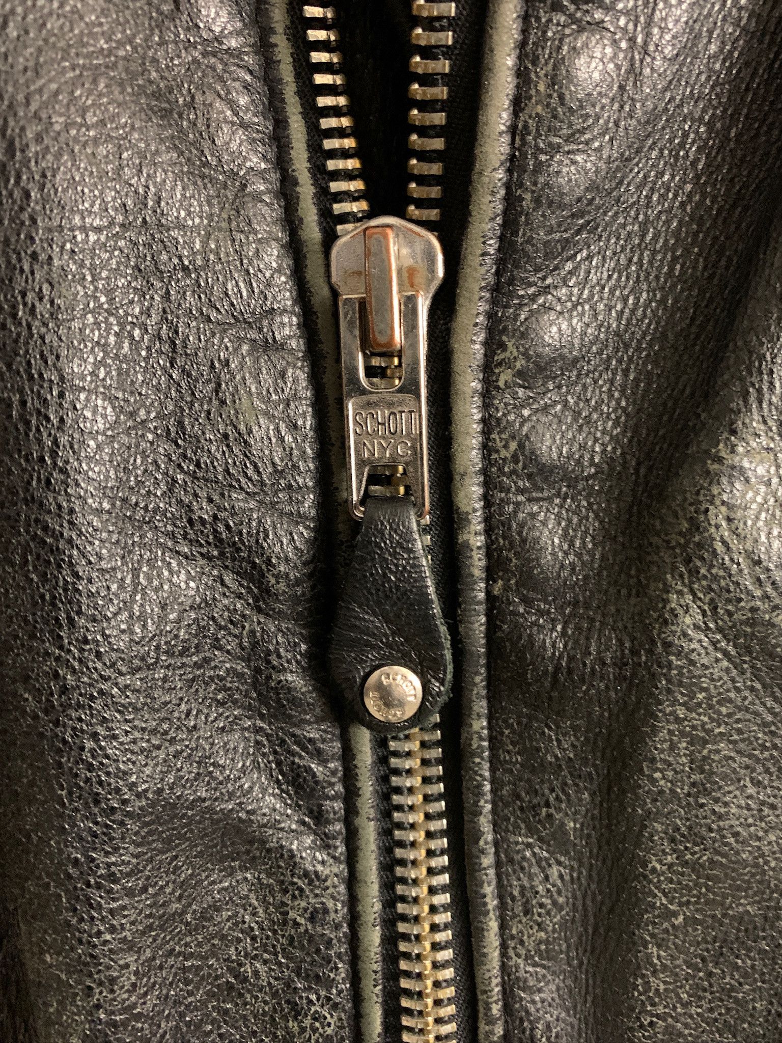 Schott Schott New York Motorcycle Leather Jacket Size US M / EU 48-50 / 2 - 5 Thumbnail