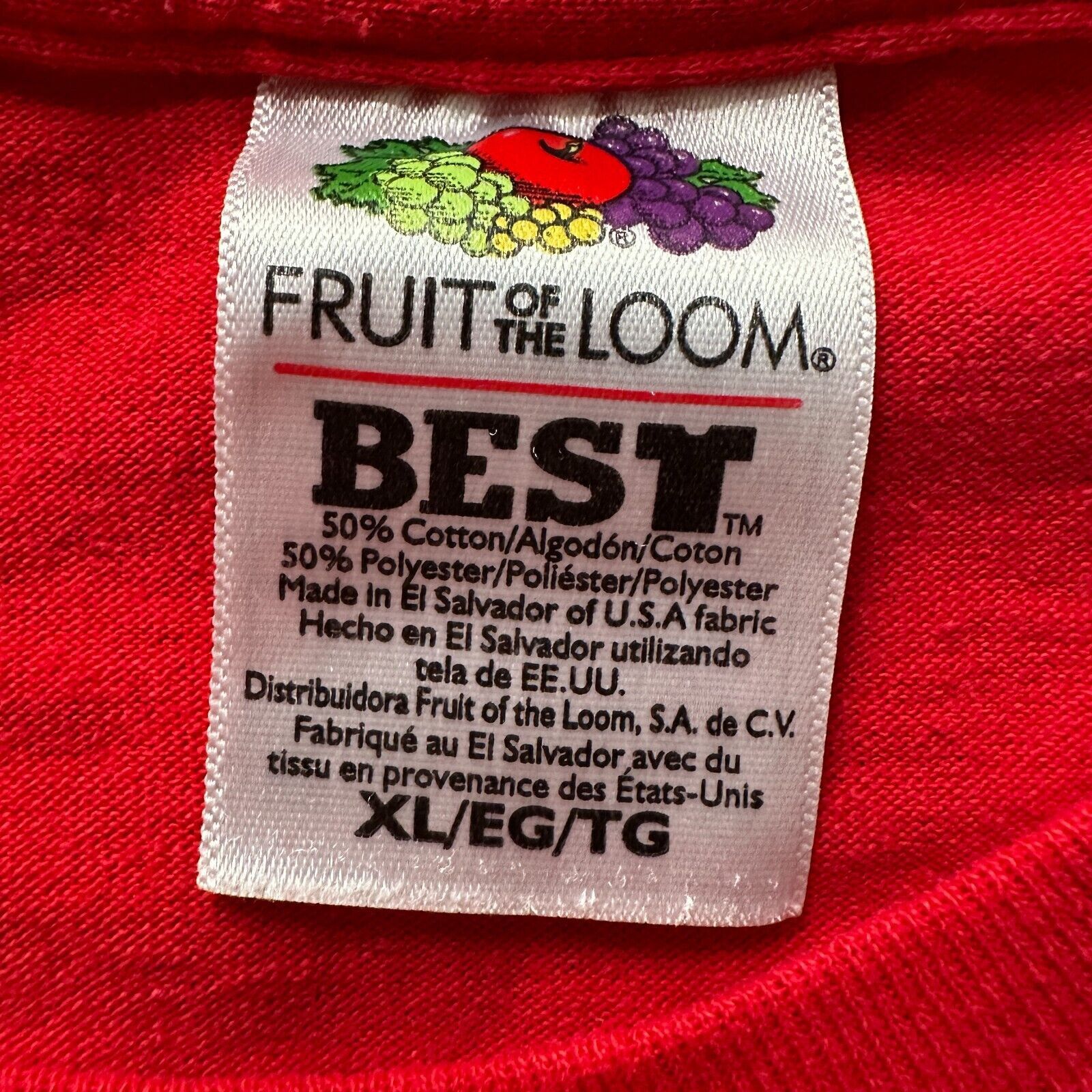 Fruit Of The Loom Vintage Captain America T-Shirt Mens XL Red Cartoon Cotton Size US XL / EU 56 / 4 - 5 Thumbnail