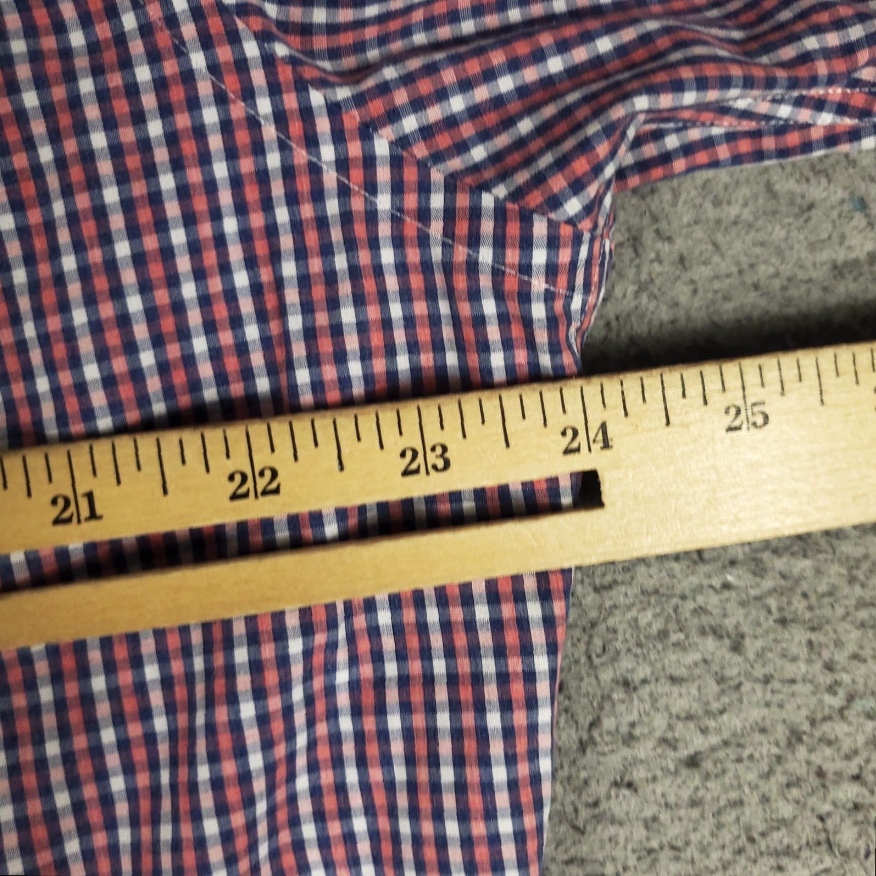Brooks Brothers Brooks Brothers Shirt Mens Large Pink Blue Plaid Casual Button Up Short Sleeve Size US L / EU 52-54 / 3 - 5 Thumbnail