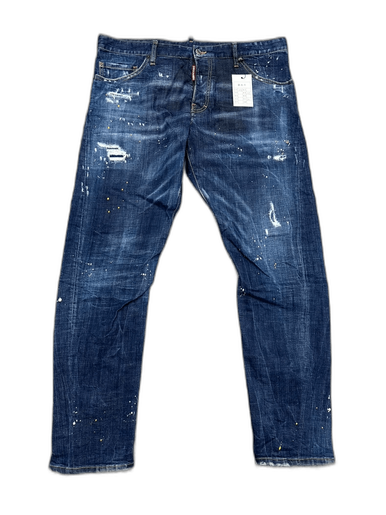 Dsquared2 Dsquared2 Distressed Paint Splatter Jeans Size US 44 / EU 60 - 1 Thumbnail